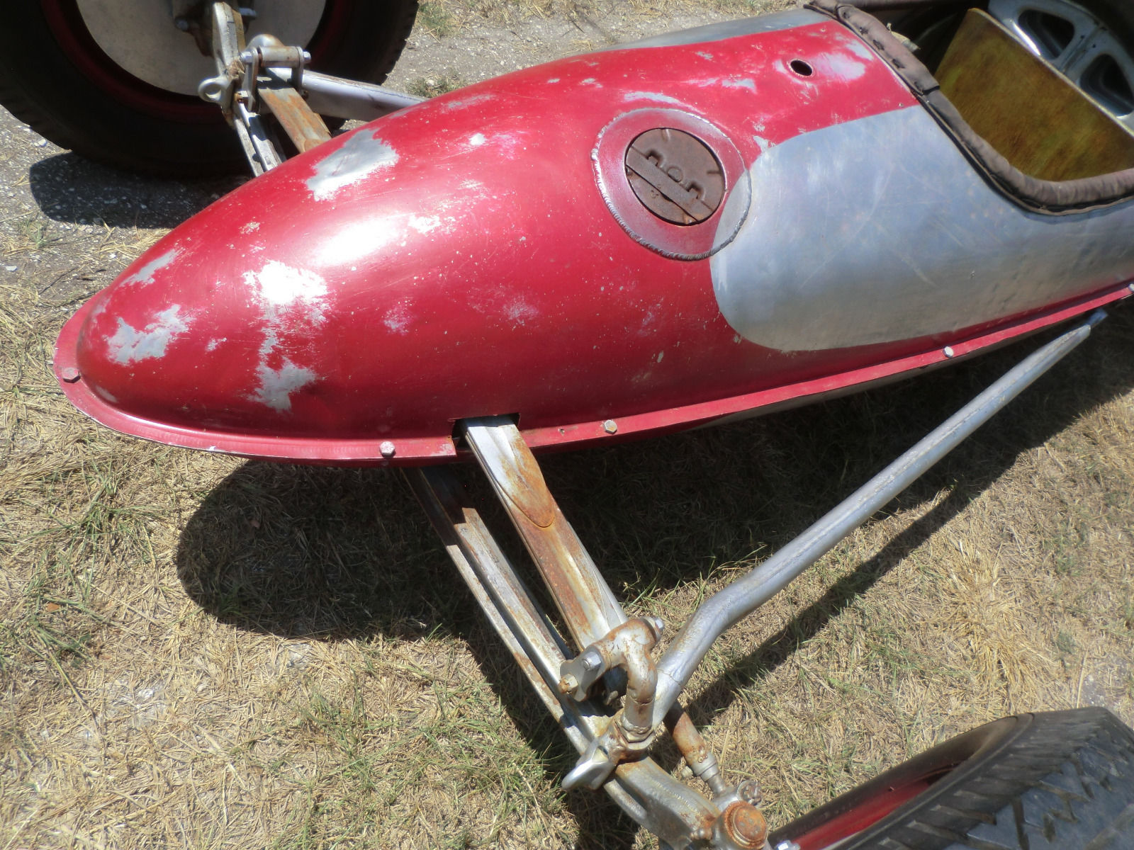 This Bonneville style Belly Tanker is for sale