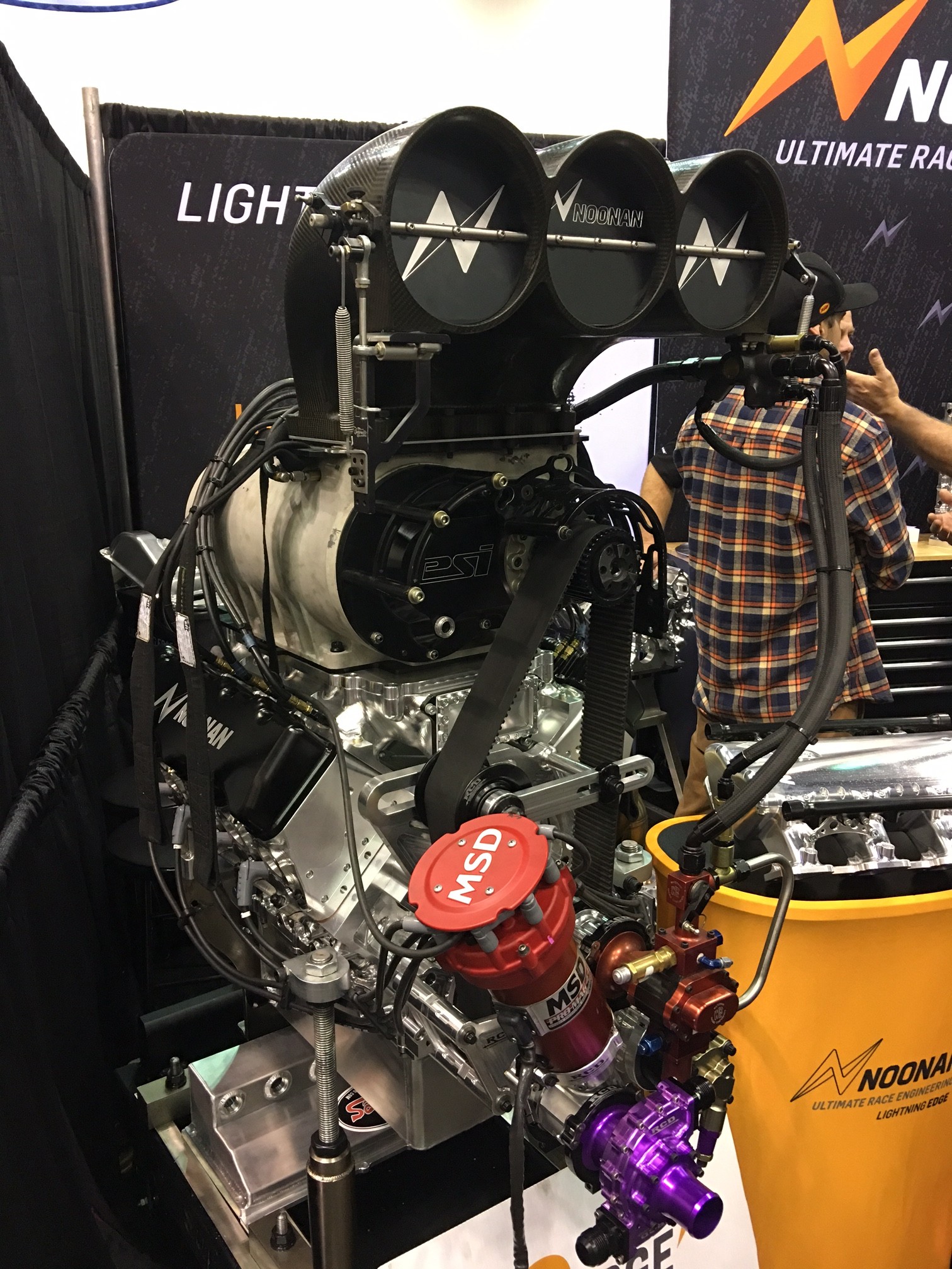 Noonan Debut's New ALL BILLET LSEdge Engine At PRI