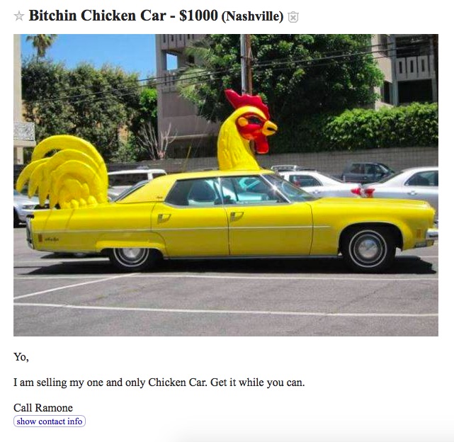 Question Of The Day Can You Find A Freakier For Sale Ad