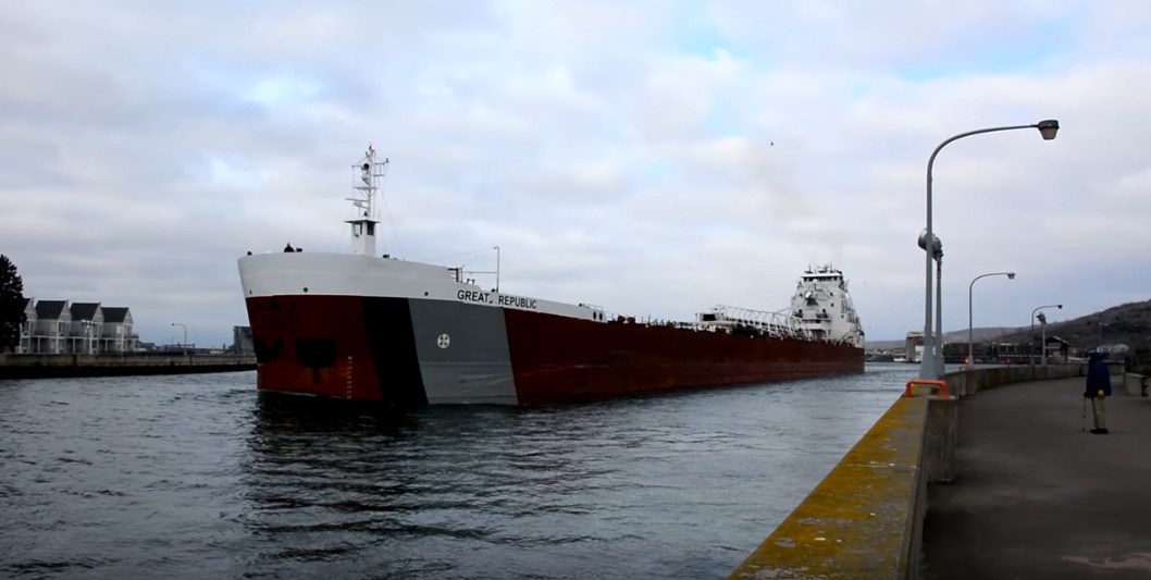 This collection of Huge Ships blowing their horns is awesome