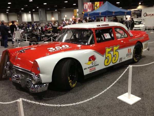 1955 Ford Steel Body On Stock Car Chassis NASCAR