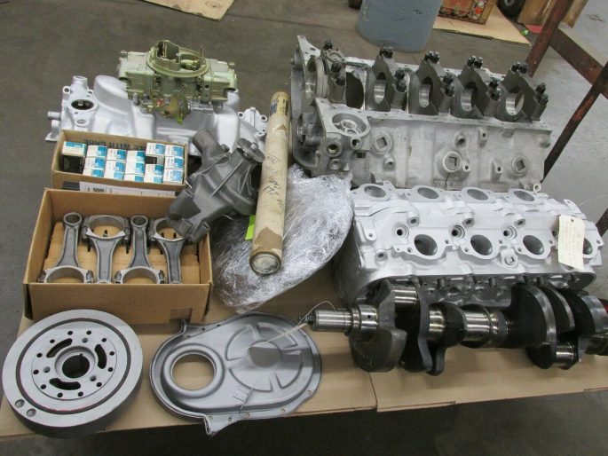 Disassembled 1969/70 ZL1 427 Aluminum Big Block
