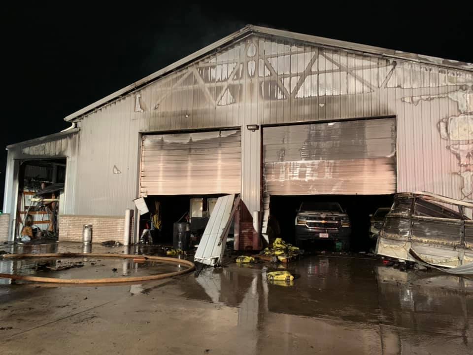 Massive Blaze Claims Funny Car Racer John Lawson's Race Shop