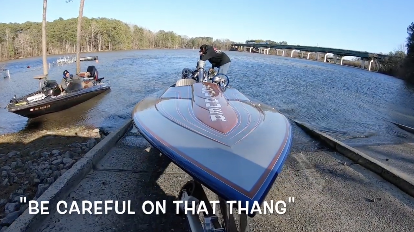 Warp Zone Finnegan's TwinTurbo Jet Boat Hits The Water