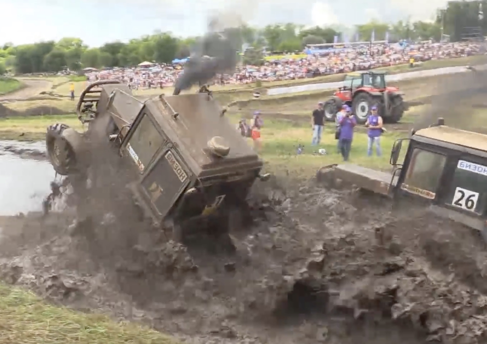 Field Day Russian Tractor Racing, The Cure For FarmBoy