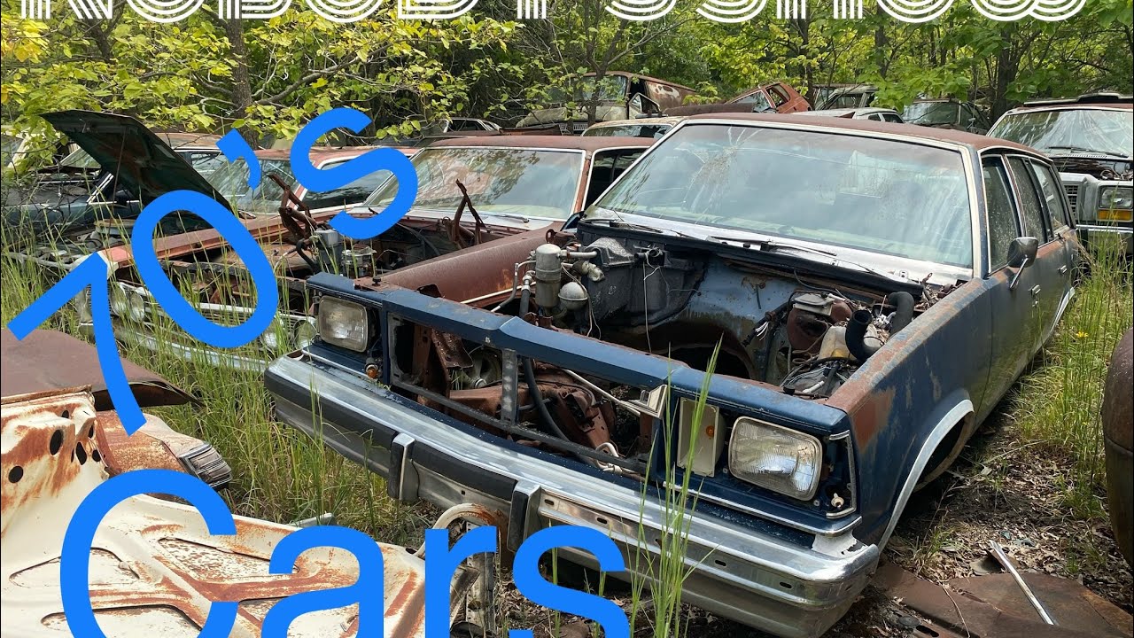 Junkyard Tour Tons Of Cool 1970's Cars! Pontiac Grand