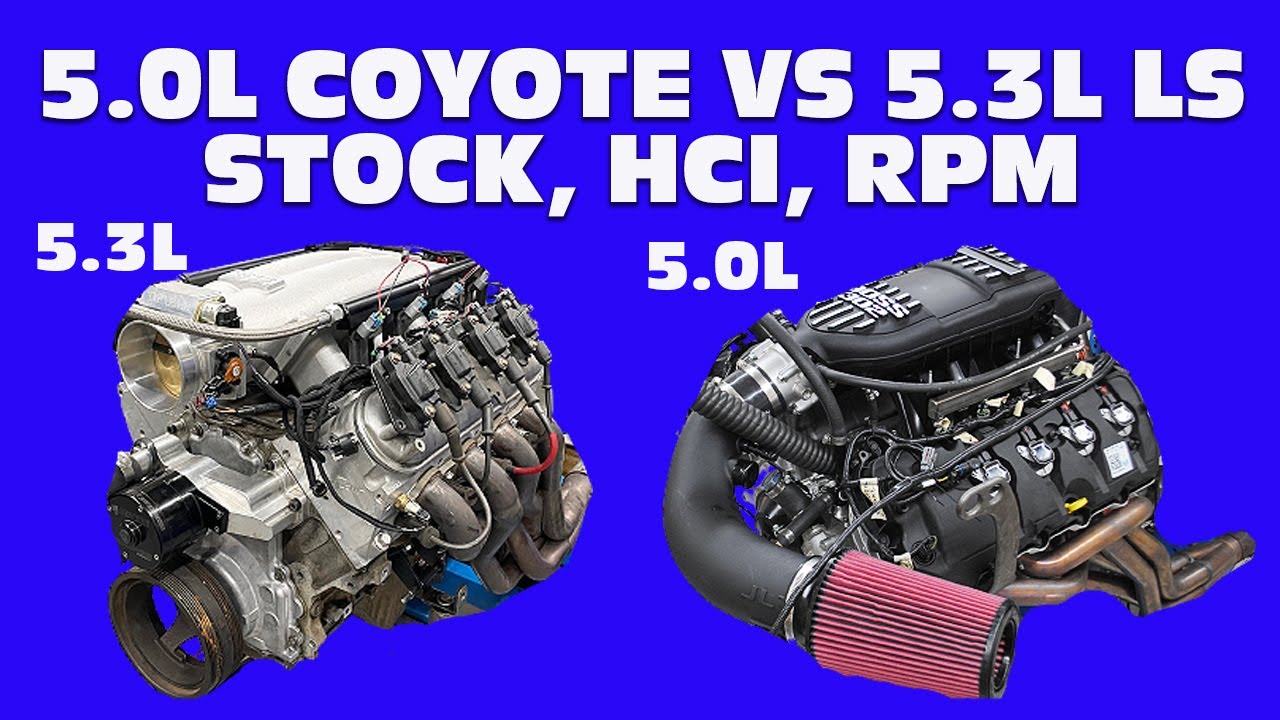 BangShift.com COYOTE VS JUNKYARD LS-WHICH MAKES MORE HP? 5.0L YOTE VS 5