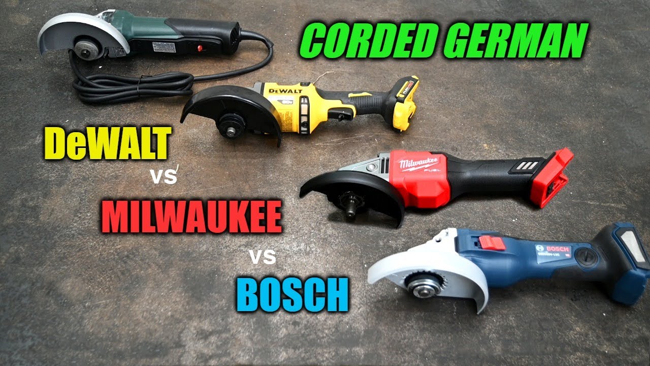 Large Angle Grinder Testing Big Boy Power In 7" Grinders