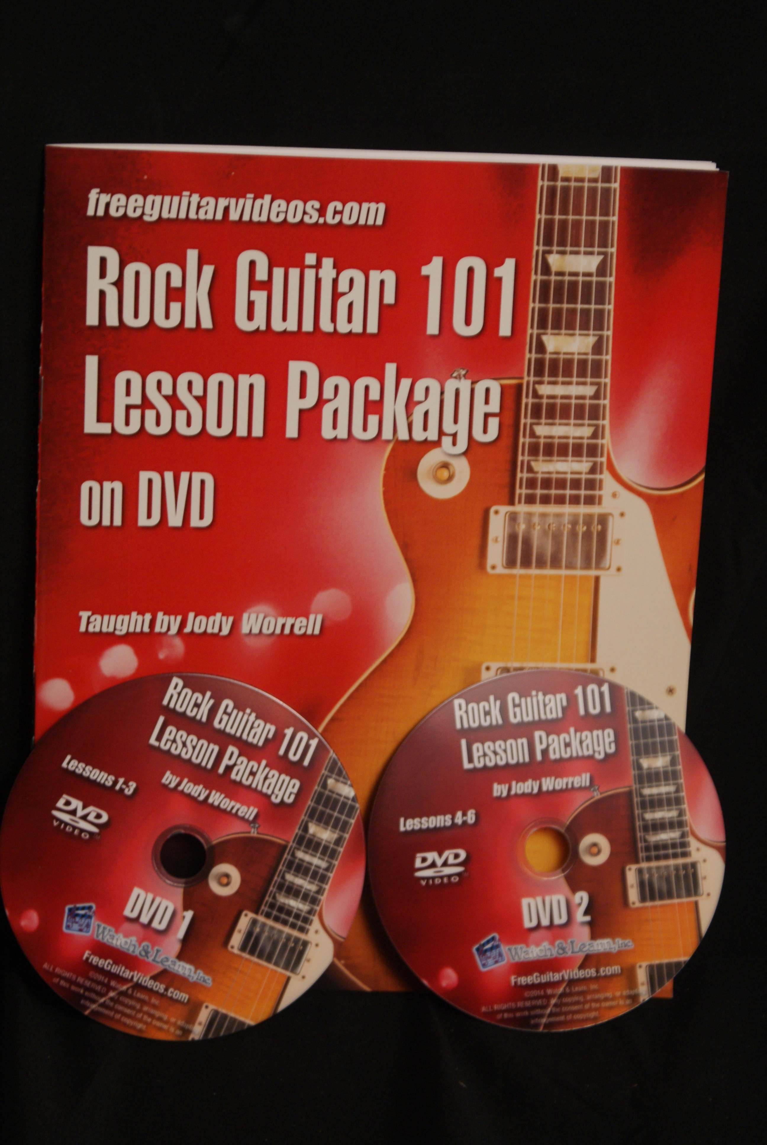 Rock Guitar 101 Lesson Package on DVD Book/DVD Package