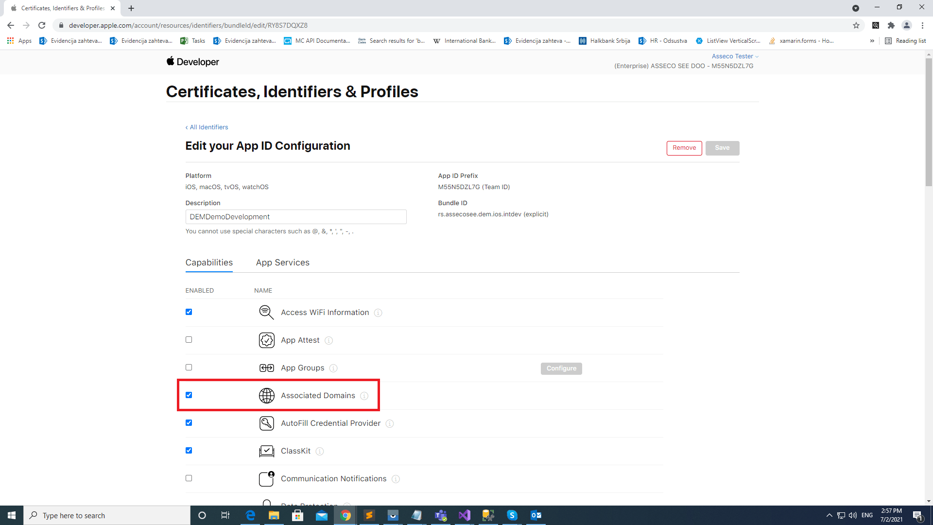 Deep link implementation DEM Developer guide