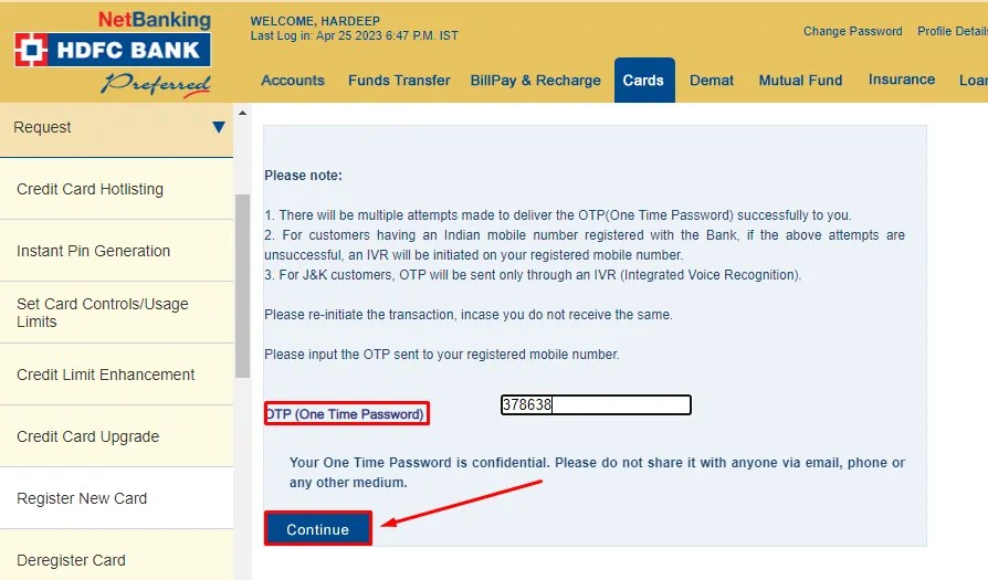 How To Add HDFC Credit Card In Net Banking 2023【Solved】