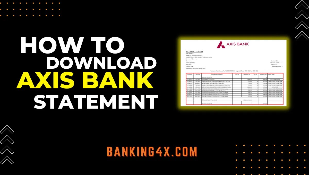 How To Download Axis Bank Statement Just 2min【Solved】