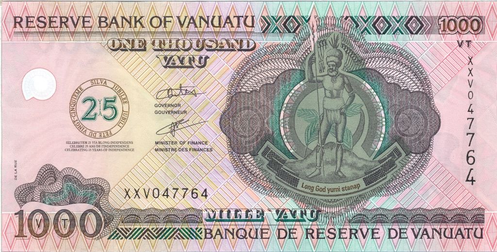 Banknote Index Vanuatu