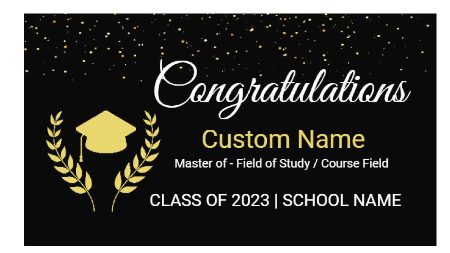 Graduation Banners, Custom Graduation Banner Printing Banner House