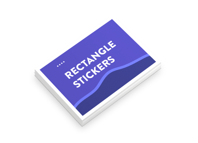 Houston Rectangle Stickers printing best price