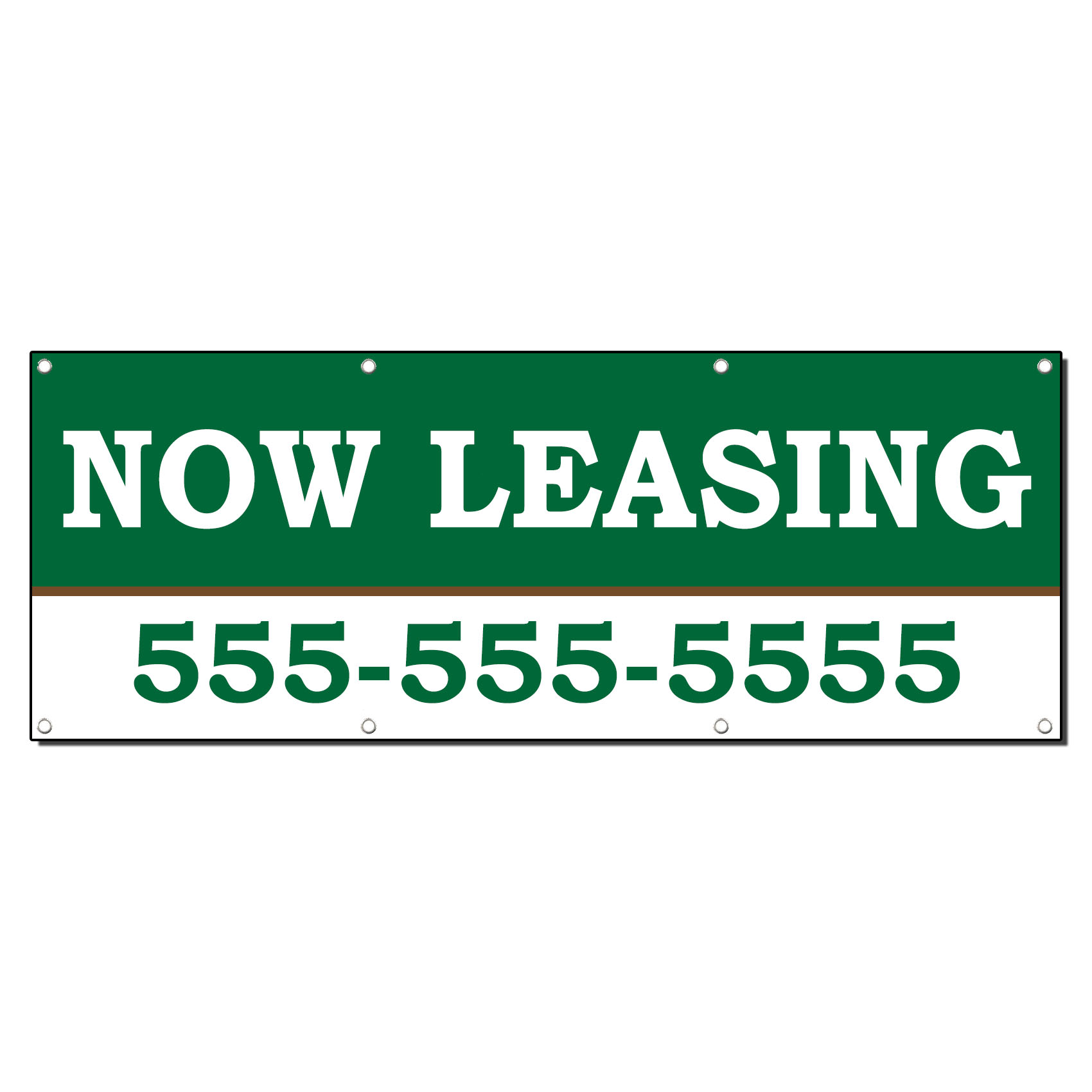 Now Leasing Apartment Custom Personalized 13 Oz Vinyl Banner Sign With