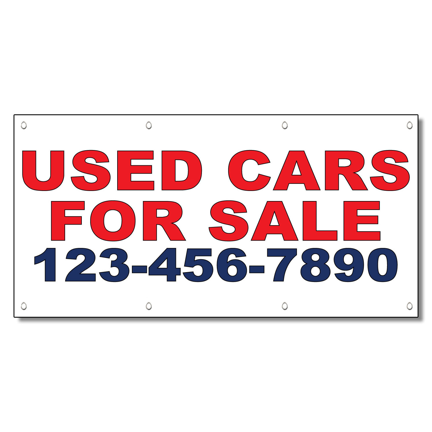 Used Cars For Sale Phone Custom Custom 13 Oz Vinyl Banner Sign With