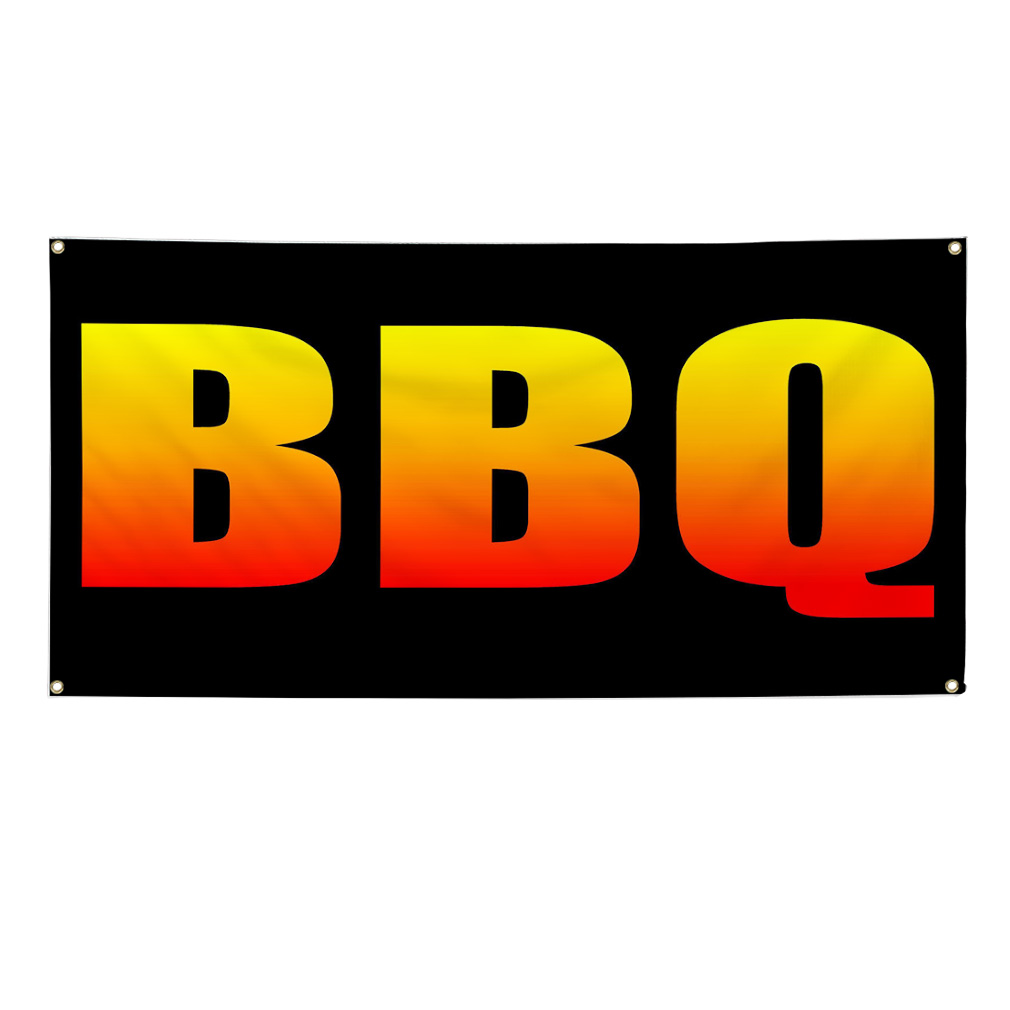 Bbq 13oz Vinyl Banner Sign with Grommets eBay