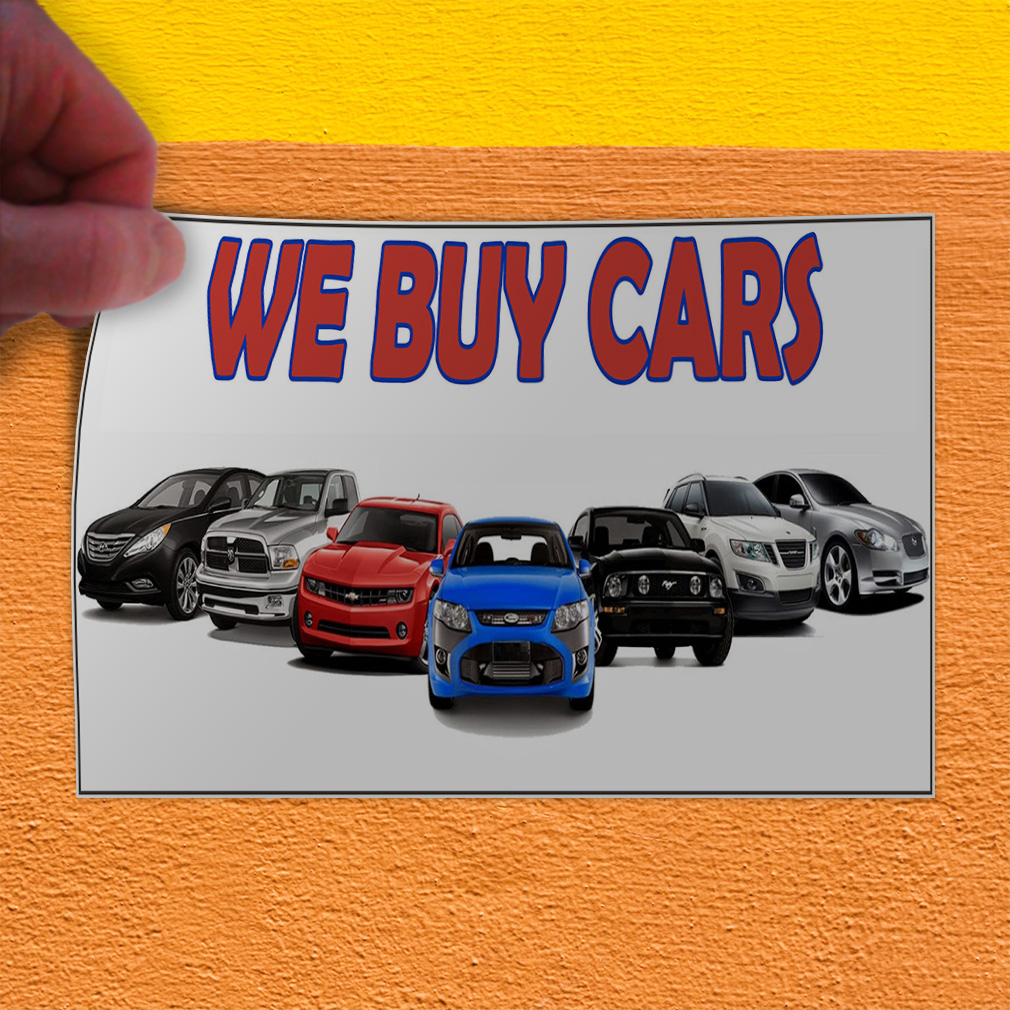 Decal Stickers We Buy Cars Vinyl Store Sign Label Automotive eBay