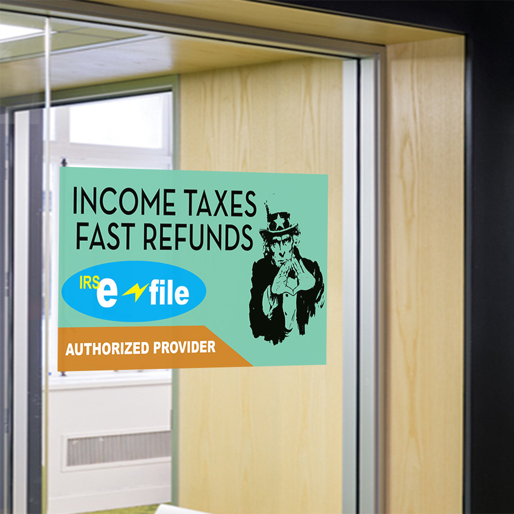 Decal Stickers Taxes Fast Refunds Business Vinyl Store Sign