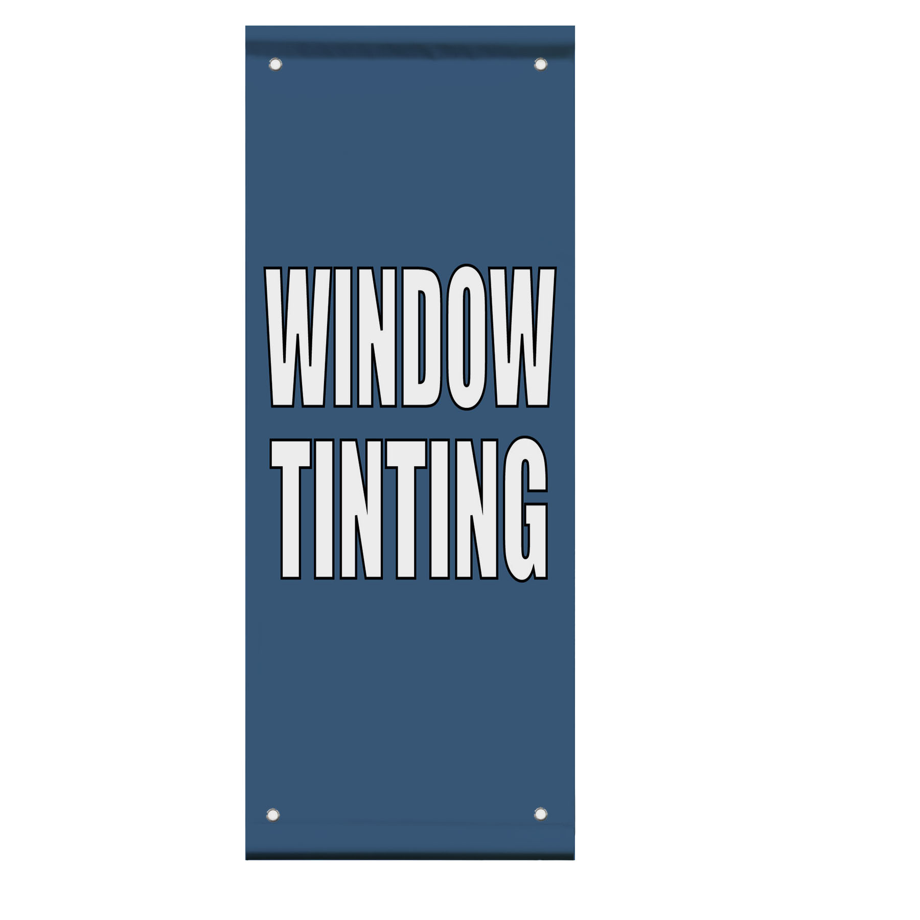 Window Tinting Auto Car Advertisement Double Sided Vertical Pole Banner