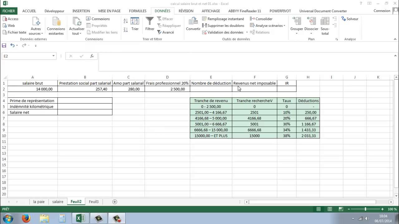 Réponse Comment calculer son salaire net à partir du brut