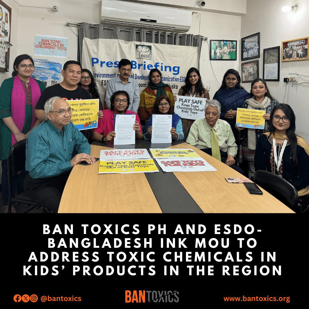 Ph and Bangladesh Envi NGOs Cooperation to Tackle Toxic Chemicals