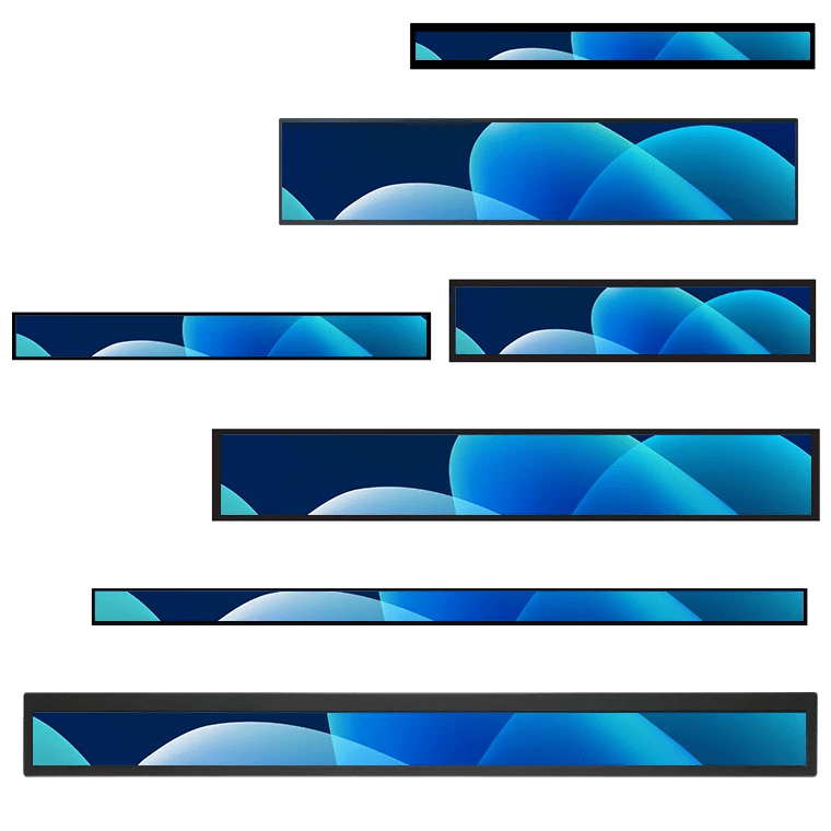 Innovative Stretched Bar LCD Displays