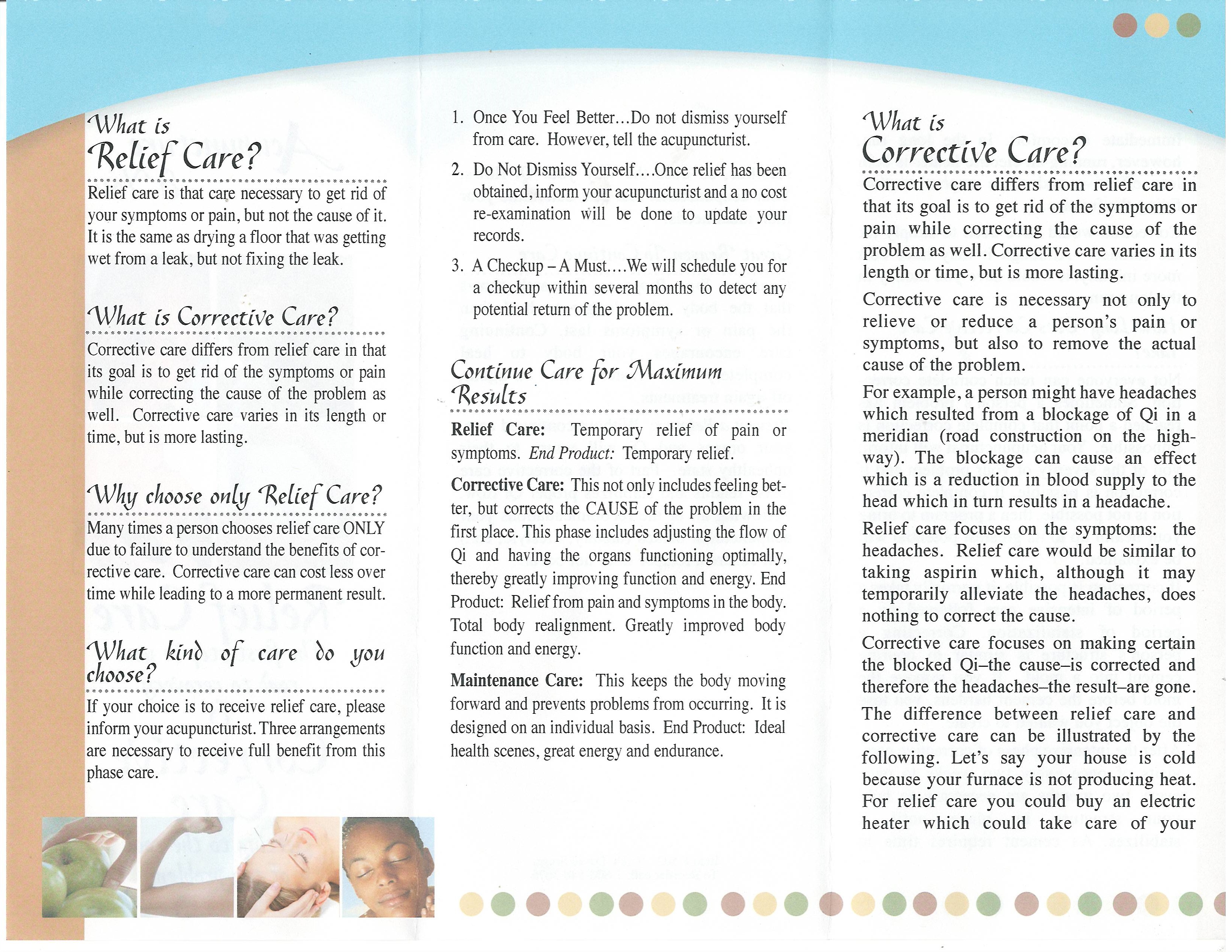 New Patient Brochures Acupuncture In Tampa