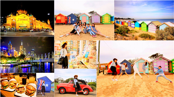【澳洲】跟著KKday摩寧頓半島一日遊♥沙灘上的彩虹小屋+戶外溫泉+Sorrento海濱小鎮Just Fine Food(午餐)+Montalto酒莊+古典歐洲風格迷宮花園+The Grand Trailer Park Taverna漢堡餐廳(晚餐)