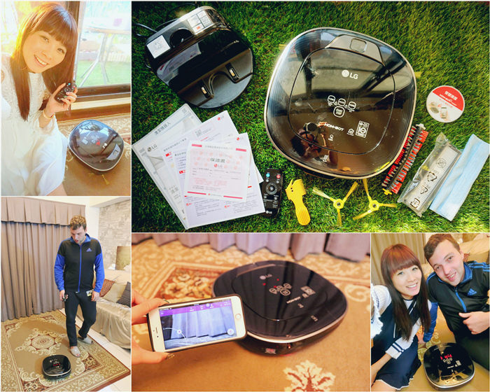 【家電】我們夫妻倆的居家打掃好幫手♥LG小家電WIFI遠控小精靈清潔機器人