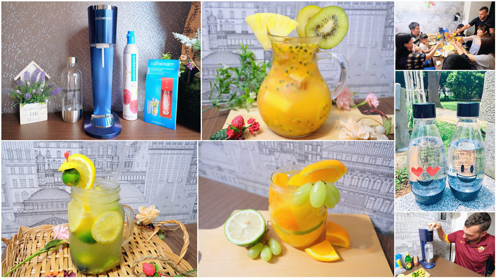 【居家生活】在家也能輕鬆自製夏日沁涼飲♥Sodastream星夜藍氣泡水機Genesis Deluxe Midnight Blue