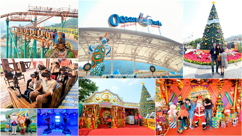 【香港】香港海洋公園聖誕全城HO HO HO♥VR雲霄飛車、特色聖誕市集、浪漫聖誕老人屋