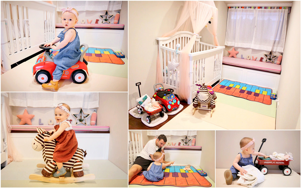 【育兒】為女兒打造的夢幻嬰幼童遊戲嬰兒房♥