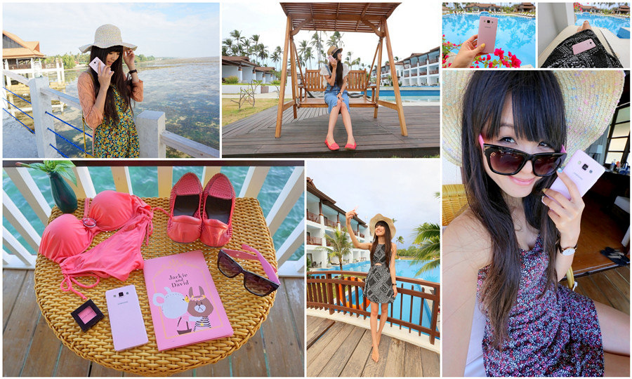 【3C穿搭】粉色的微甜滋味♥時尚金屬超薄型Samsung GALAXY A3