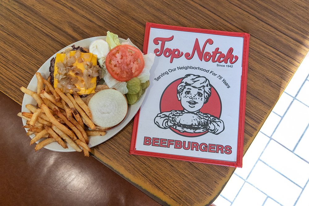 THE Place for a Burger and Fries Top Notch Serving Park