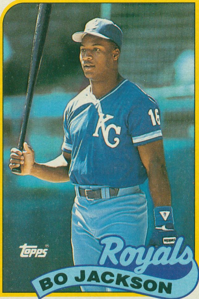 Bo Jackson 1989 Topps 30Year Old Cardboard