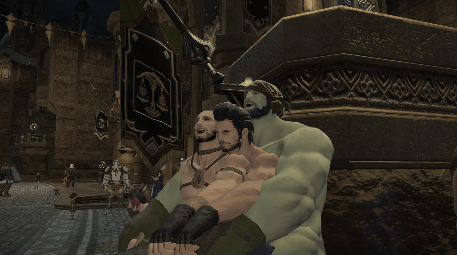 FFXIV Cuddle Party 3 Baragamer