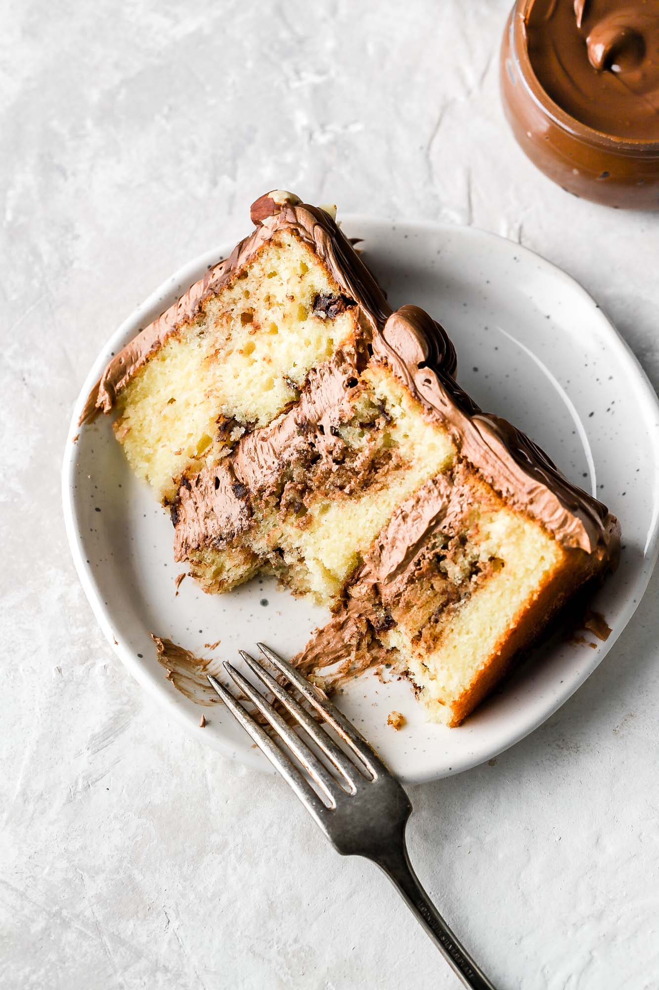 Nutella Cake with 2 Ingredient Frosting Baran Bakery