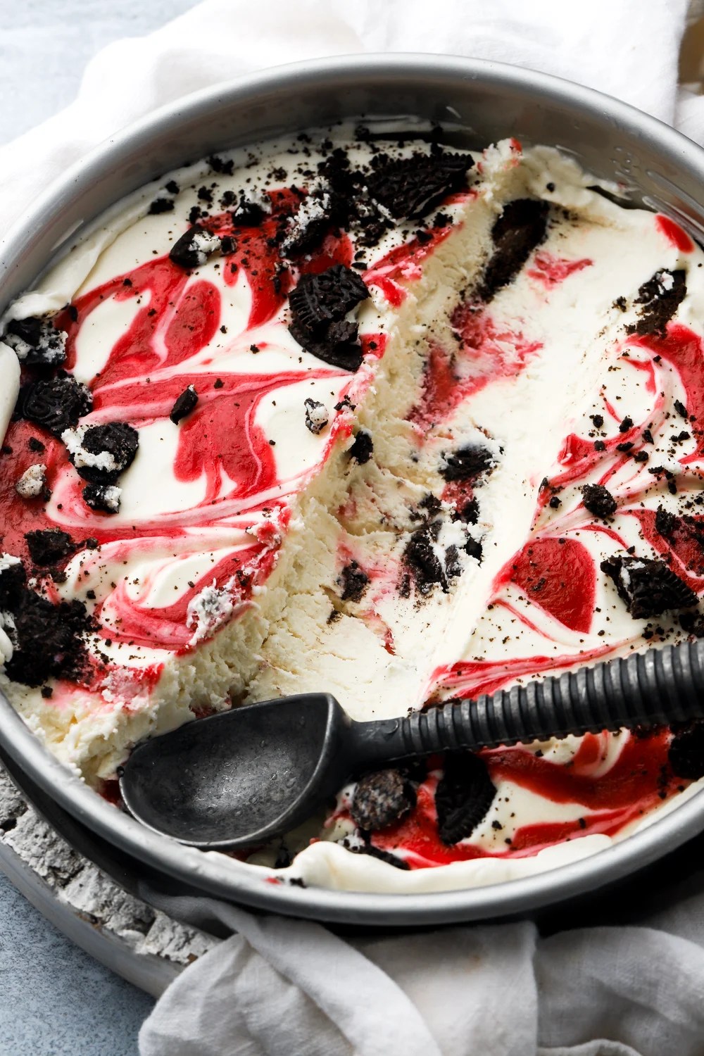 White Chocolate Raspberry Ice Cream Baran Bakery