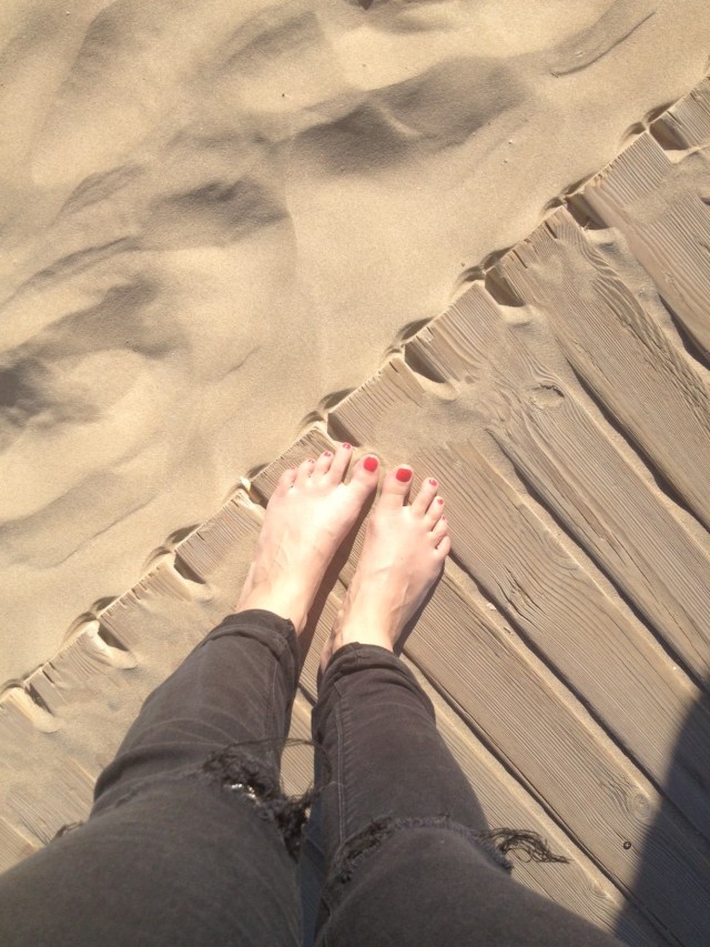 sand beach ripped jeans