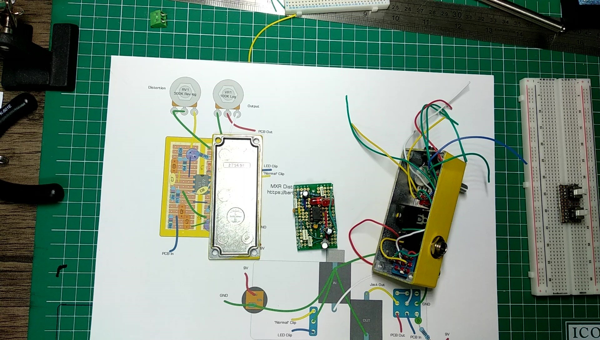 Building MXR Distortion Plus - Barbarach BC