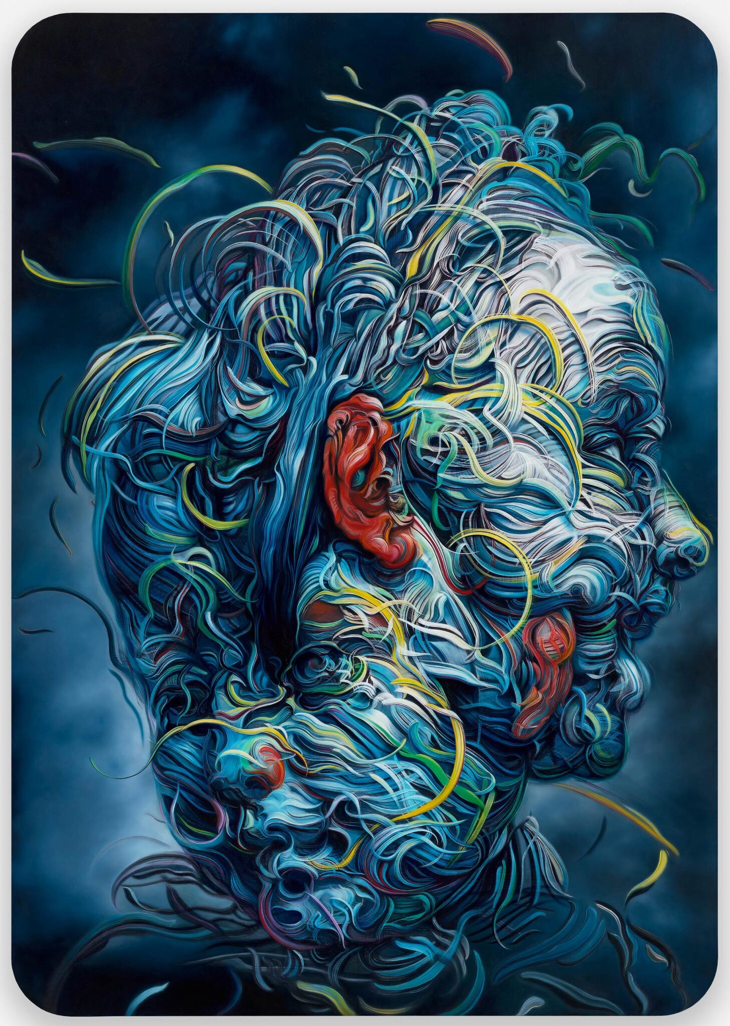 I ritratti sinuosi di Glenn Brown — Barbara Picci Transformations