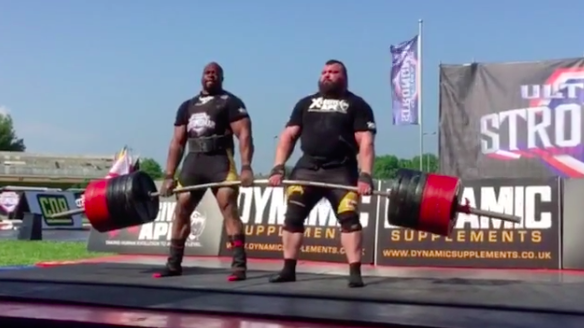 Eddie Hall and Mark Felix Set New Partner Deadlift World Record BarBend