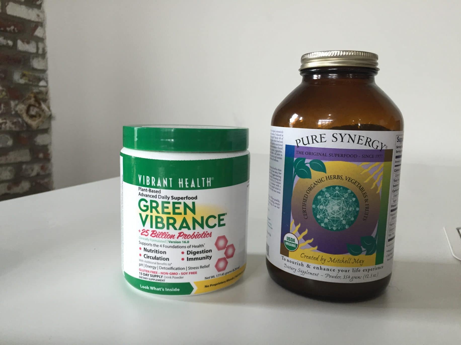 Green Vibrance Vs. Pure Synergy — Algae and Mushrooms or Probiotics