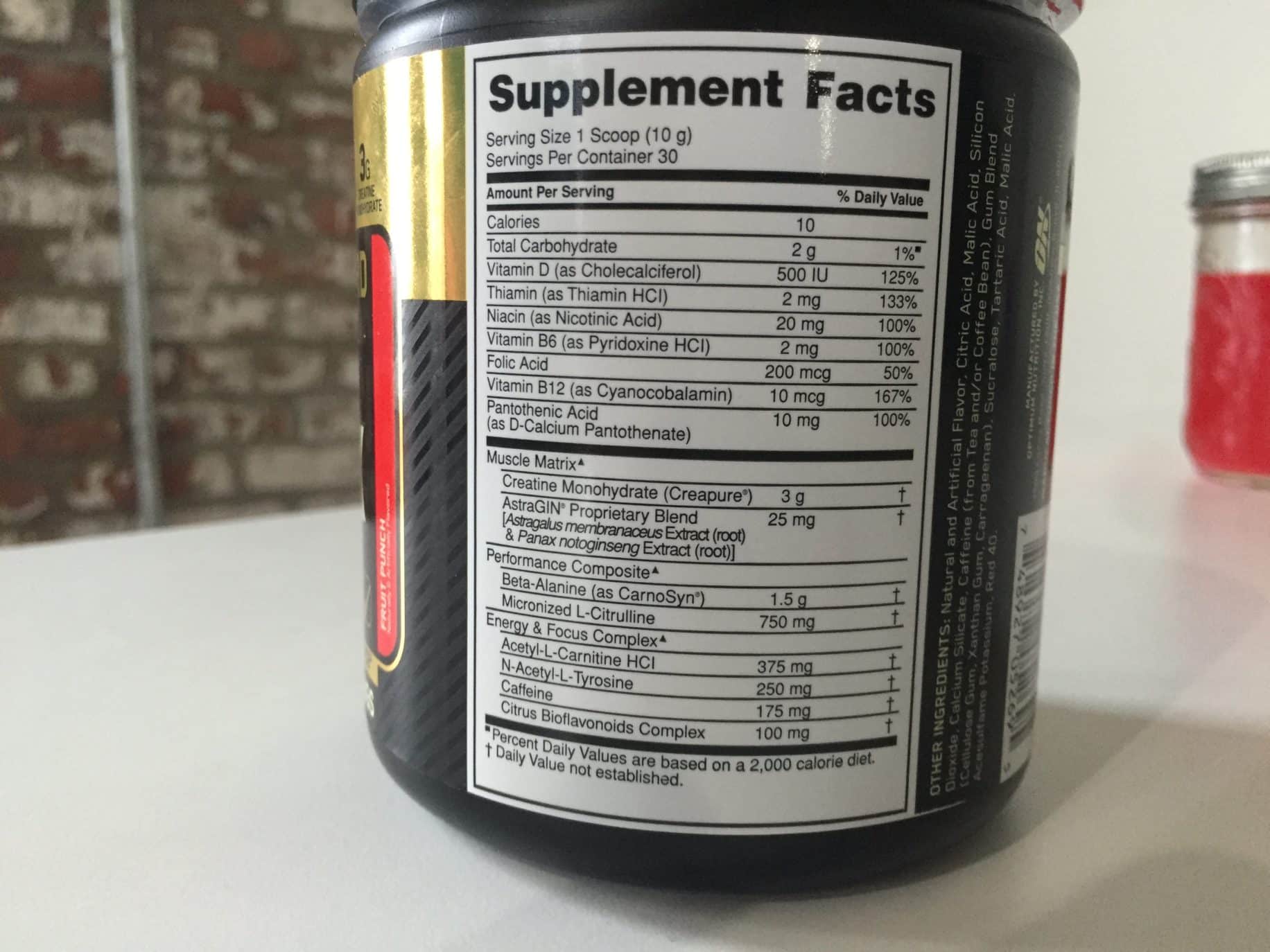 Optimum Nutrition Gold Standard PreWorkout Review (2024)
