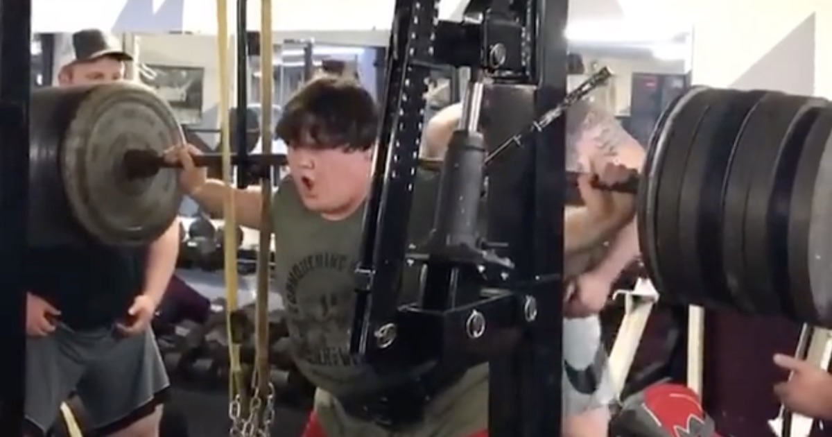 17 Year Old Powerlifter Jackson Powell Squats a Huge 885lb PR BarBend