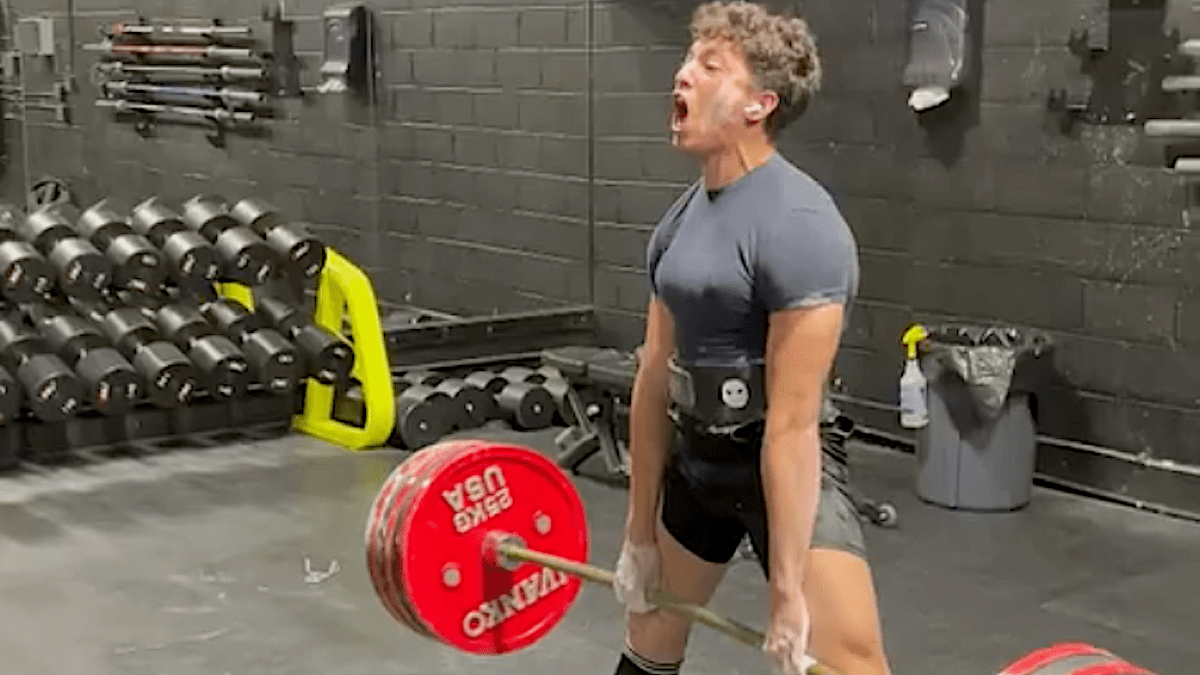 Powerlifter Nabil Lahlou (67.5KG) Deadlifts a Staggering 329 Kilograms