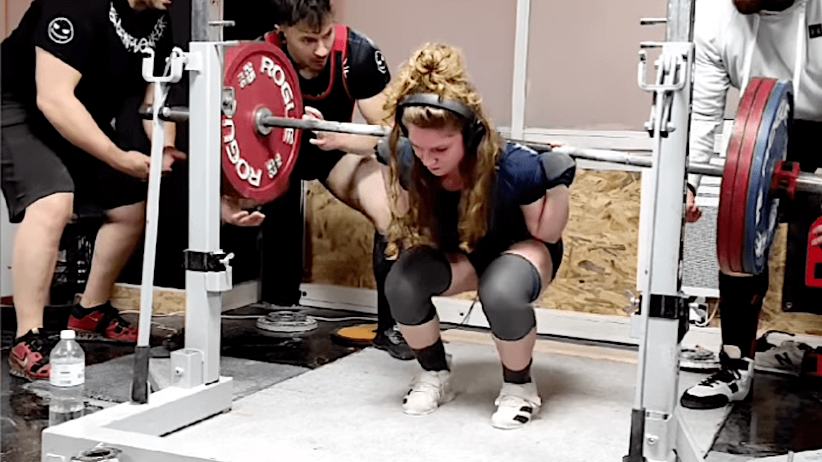 Powerlifter Tiffany Chapon (47KG) Squats 7 Kilograms More Than Her Current World Record In