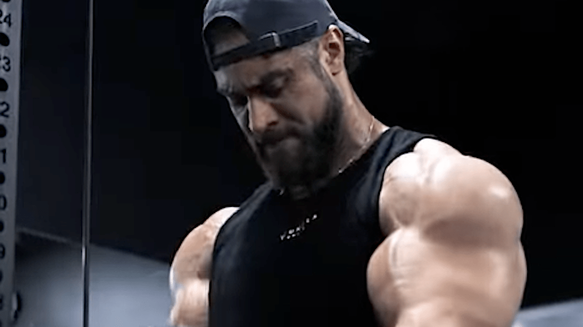 The Growth Continues Chris Bumstead Shares HighVolume Arm Training